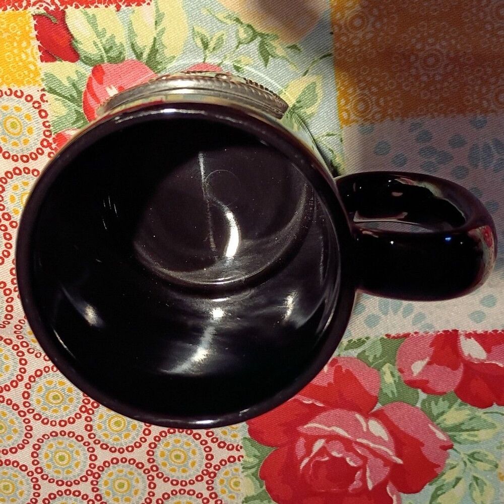 King Ranch large heavy black coffee mug - Picture 4 of 4